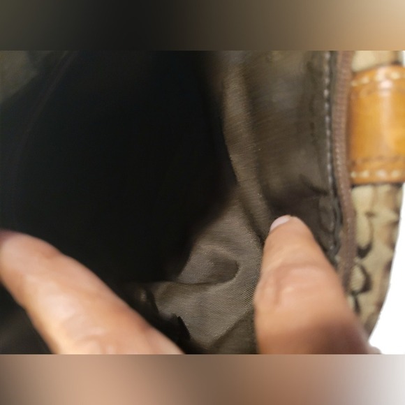 VTG Y2K Coach 44718 Brown Mini C Signature Soho Buckle Swingpack Crossbody Purse - Picture 12 of 16